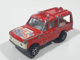 Vintage 1980 Majorette No. 246 Range Rover Rescue Team Red 1/60 Scale Die Cast Toy Car Emergency Vehicle