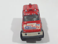 Vintage 1980 Majorette No. 246 Range Rover Rescue Team Red 1/60 Scale Die Cast Toy Car Emergency Vehicle