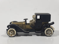 Vintage Reader's Digest High Speed Corgi Town Coupe Gold and Black No. HF9090 Classic Die Cast Toy Antique Car Vehicle