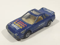 Vintage May Cheong MC Toys Toyota MR-2 Turbo Dark Blue Die Cast Toy Car Vehicle