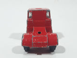 Vintage PlayArt Semi Tractor Truck Red Die Cast Toy Car Vehicle Made in Hong Kong