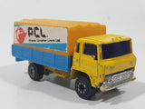 Vintage Faie Ford PCL Phoenix Container Semi Truck Yellow and Blue Die Cast Toy Car Vehicle Made in Hong Kong