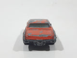 Vintage 1970s PlayArt Cadillac Eldorado Orange Die Cast Toy Car Vehicle Made in Hong Kong