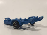 Vintage Tonka 813581 Blue Trailer Plastic Die Cast Toy Car Vehicle Made in Mexico