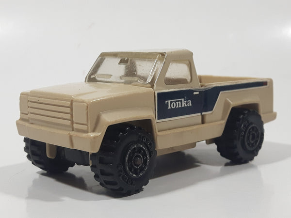 Vintage 1978 Tonka Pickup Truck Cream Beige Pressed Steel Die Cast Toy Car Vehicle Made in Mexico
