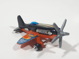 2010 Hot Wheels HW Racing Mad Propz Black Die Cast Toy Airplane