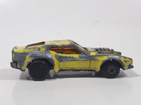 ﻿Vintage 1972 Lesney Matchbox Superfast No. 44 Boss Mustang Yellow Die Cast Toy Car Vehicle