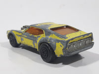 ﻿Vintage 1972 Lesney Matchbox Superfast No. 44 Boss Mustang Yellow Die Cast Toy Car Vehicle