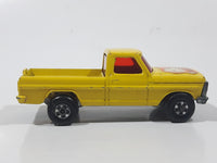 Vintage 1973 Lesney Matchbox Rolamatics No. 57 Wild Life Truck Ranger Yellow Die Cast Toy Dump Truck Vehicle