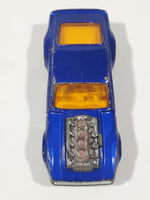 Vintage 1973 Lesney Matchbox Rolamatics Mustang Piston Popper No. 10 Blue Die Cast Toy Muscle Car Vehicle