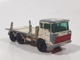 Vintage 1962 Lesney Matchbox Series No. 58 DAF Girder Truck White Die Cast Toy Car Vehicle Made in England