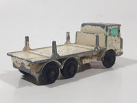 Vintage 1962 Lesney Matchbox Series No. 58 DAF Girder Truck White Die Cast Toy Car Vehicle Made in England