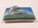 Gibraltar Jumping Dolphin Themed 2 1/8" x 3 1/8" 3D Resin Fridge Magnet