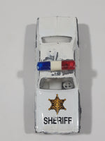 Unknown Brand Dodge Monaco Sheriff  Police Cop White Black Die Cast Toy Car Emergency Rescue Vehicle