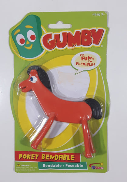 2014 Prema Toy NJCroce Gumby Pokey Bendable 4" Long Toy Figure New in Package