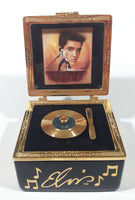 2001 Adrleigh Elliott Nate Georgio Elvis Presley Enterprises Hound Dog Second Issue Hits of The Century Heirloom Porcelain Music Box Plays Hound Dog