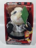 2004 Gemmy Dancing Hamster Singing Moving Robotic NASCAR Driver Darrell Waltrip 6" Tall New in Box