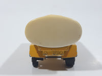 Majorette Shell Fuel Tanker Transport Trailer Yellow Die Cast Toy Car Vehicle Busted Wheels
