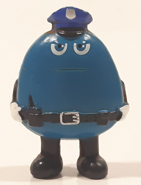 Disney Pixar Inside Out Dave Police Officer Blue Miniature 1 3/8" Tall Toy Figure
