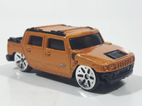 2001 Maisto Hummer H2 Concept Metalflake Copper Orange Die Cast Toy Car Vehicle