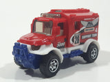 2016 Matchbox MBX Heroic Rescue 4x4 Scrambulance Red Die Cast Toy Car Emergency Services Vehicle