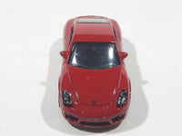 2016 Matchbox MBX Adventure City Porsche Cayman Red Die Cast Toy Car Vehicle