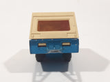 Vintage Majorette No. 325 Caravane Camper Traiper Blue and White 1/70 Scale Die Cast Toy Car Vehicle with Opening Door