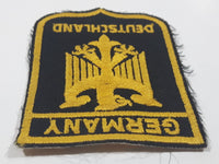 Germany Deutschland Eagle Crest 2 1/8" x 3 1/4" Fabric Patch Badge