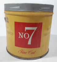 Vintage 1960s Black Cat No. Number 7 Fine Cut Tobacco Tin No Lid