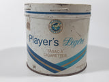 Vintage Player's Light Cigarette Tobacco Tin Metal Can No Lid