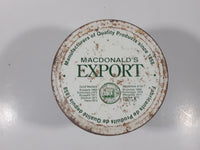 Vintage Macdonald's Export Finest Virginia Cigarette Tobacco Tin Metal Can