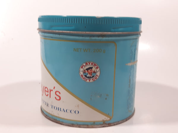 Vintage 1980s Player's Navy Cut Cigarette Tobacco 200g Blue Tin Can ...