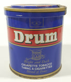 Rare Vintage Douwe Egbert's Drum Bright and Dark Cigarette Tobacco Dark Blue Tin Metal Can