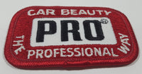 Car Beauty Pro The Professional Way 2" x 3" Fabric Patch