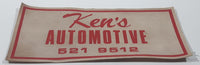 Vintage Ken's Automotive Garage Repair Mechanic 3 3/4" x 8 1/8" Fabric Patch