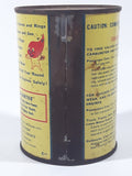 Rare Version Vintage Casite Improved Tune-Up Now with Spark Plug and Carburetor Cleaner 15 Fluid Ounces Yellow Metal Container FULL