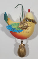 2013 HMK Hallmark Keepsake Twelve Days of Christmas Three French Hens 3 5/8" Tall Hanging Christmas Tree Ornament