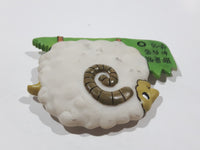 Sheep Themed 2 1/8" x 2 5/8" 3D Resin Fridge Magnet