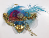 Carnival Mardi Gras Mask Themed 2" x 3 1/2" Fridge Magnet