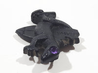 Coco Joe's Hawaii Godzilla Lizard with Surfboard and Purple Eye 2 1/8" x 2 3/8" 3D Carved Lava Rock Fridge Magnet