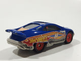 1999 Hot Wheels Future NASCAR Blue Die Cast Toy Car Vehicle McDonald's Happy Meal