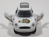 Ace B+220 White Die Cast Toy Car Vehicle with Opening Doors