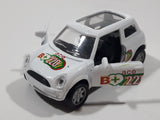 Ace B+220 White Die Cast Toy Car Vehicle with Opening Doors