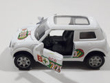 Ace B+220 White Die Cast Toy Car Vehicle with Opening Doors