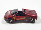 1998 Hot Wheels Speed Demons Pontiac Salsa Dark Red Die Cast Toy Car Vehicle