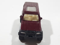 Unknown Brand 4WD Dark Red Maroon Burgundy Pull Back Die Cast Toy Car Vehicle