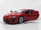 MSZ Lexus LF-A Red 1:43 Scale Pull Back Die Cast Toy Car Vehicle with Opening Doors