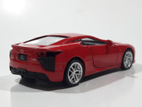 MSZ Lexus LF-A Red 1:43 Scale Pull Back Die Cast Toy Car Vehicle with Opening Doors