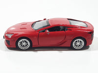 MSZ Lexus LF-A Red 1:43 Scale Pull Back Die Cast Toy Car Vehicle with Opening Doors