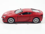 MSZ Lexus LF-A Red 1:43 Scale Pull Back Die Cast Toy Car Vehicle with Opening Doors